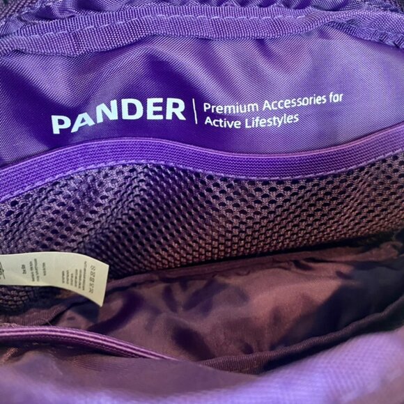 Purple Pander pouch with zipper closure - Picture 4 of 5